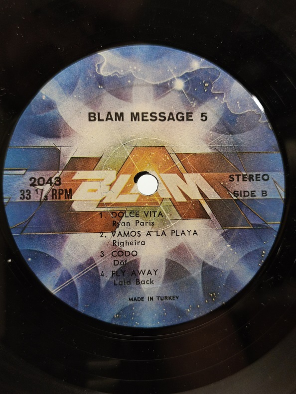 BLAM MESSAGE V - SUNSHİNE REGGAE/LAİD BACK UZUN CALAR 33 DEVİR LP PLAK ORJİNAL KABINDA ORJİNAL BASKISIDIR