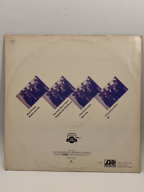 CHIC REAL PEOPLE UZUN CALAR 33 DEVİR LP PLAK ORJİNAL KABINDA ORJİNAL BASKISIDIR