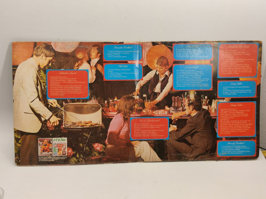 DAS GROSSE PARTY ALBUM ÇİFT UZUN CALAR 33 DEVİR LP PLAK ORJİNAL KABINDA ORJİNAL BASKISIDIR