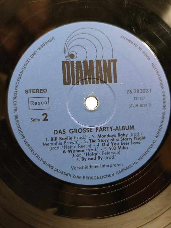DAS GROSSE PARTY ALBUM ÇİFT UZUN CALAR 33 DEVİR LP PLAK ORJİNAL KABINDA ORJİNAL BASKISIDIR
