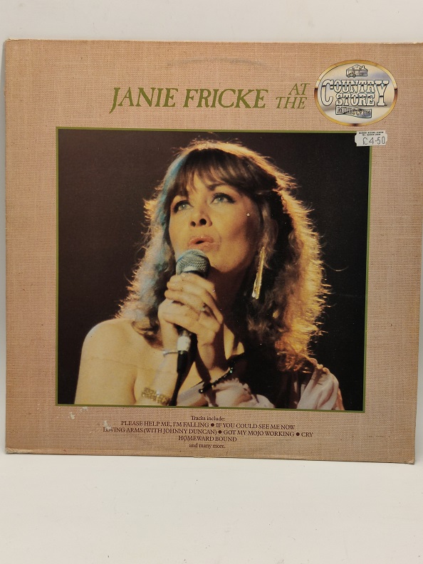 1985 JANİE FRİCKE AT THE COUNTRY STORE UZUN CALAR 33 DEVİR LP PLAK ORJİNAL KABINDA ORJİNAL BASKISIDIR