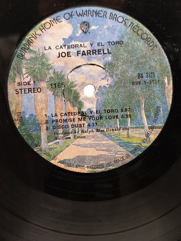 JOE FARRELL-LA CATEDRAL Y EL TORO UZUN CALAR 33 DEVİR LP PLAK ORJİNAL KABINDA ORJİNAL BASKISIDIR