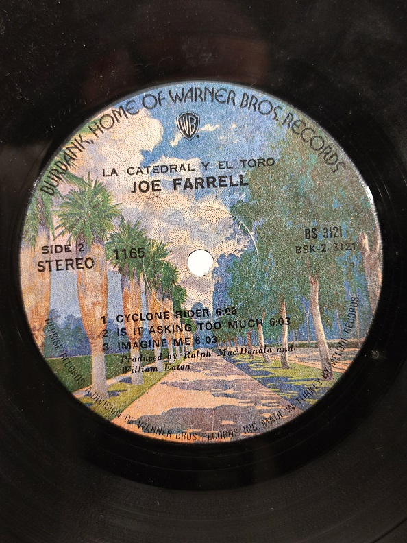 JOE FARRELL-LA CATEDRAL Y EL TORO UZUN CALAR 33 DEVİR LP PLAK ORJİNAL KABINDA ORJİNAL BASKISIDIR