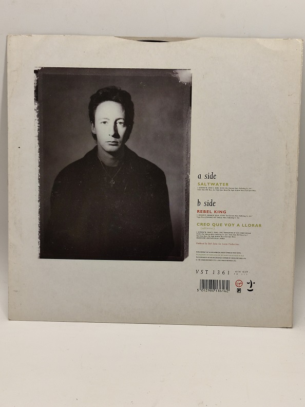 JULIAN LENON SALTWATER UZUN CALAR 33 DEVİR LP PLAK ORJİNAL KABINDA ORJİNAL BASKISIDIR