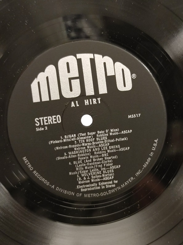 AL HIRT UZUN CALAR 33 DEVİR LP PLAK ORJİNAL KABINDA ORJİNAL BASKISIDIR