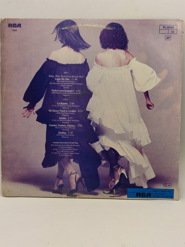 BACCARA LİGHT MY FİRE UZUN CALAR 33 DEVİR LP PLAK ORJİNAL KABINDA ORJİNAL BASKISIDIR