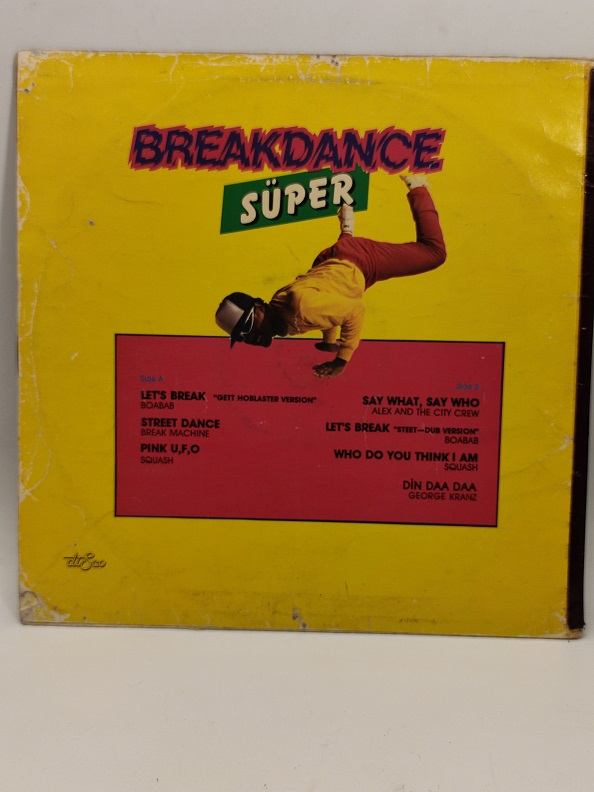 BREAKDANCE 2 SÜPER UZUN CALAR 33 DEVİR LP PLAK ORJİNAL KABINDA ORJİNAL BASKISIDIR