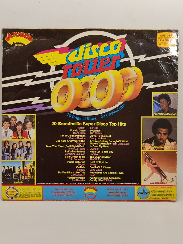 DİSCO ROLLER UZUN CALAR 33 DEVİR LP PLAK ORJİNAL KABINDA ORJİNAL BASKISIDIR