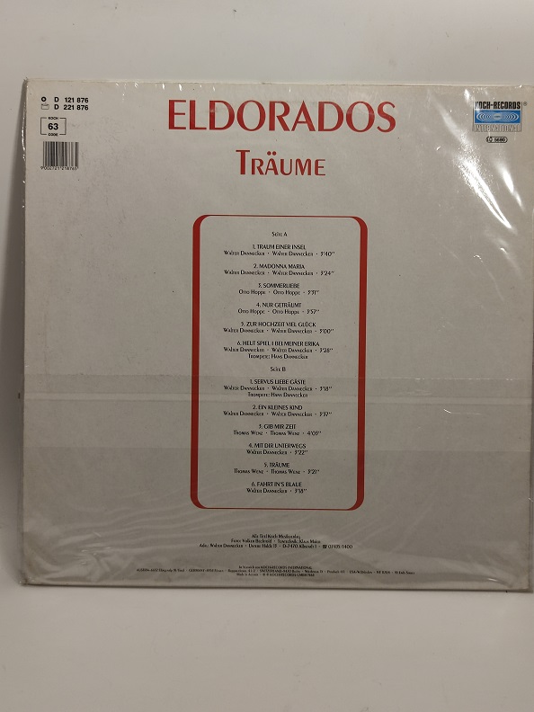 ELDORADOS TRAUME UZUN CALAR 33 DEVİR LP PLAK ORJİNAL KABINDA ORJİNAL BASKISIDIR