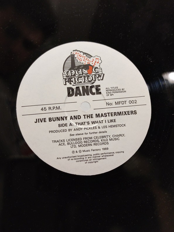 JİVE BUNNY AND THE MASTERMİXERS THAT'S WHAT I LIKE UZUN CALAR 33 DEVİR LP PLAK ORJİNAL KABINDA ORJİNAL BASKISIDIR