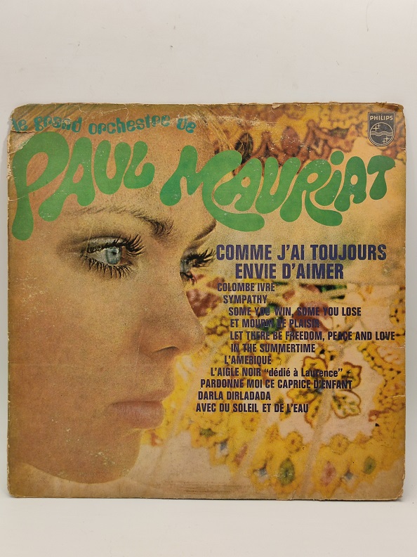 LE GRANDORCHESTRE DE PAUL MAURİAT UZUN CALAR 33 DEVİR LP PLAK ORJİNAL KABINDA ORJİNAL BASKISIDIR
