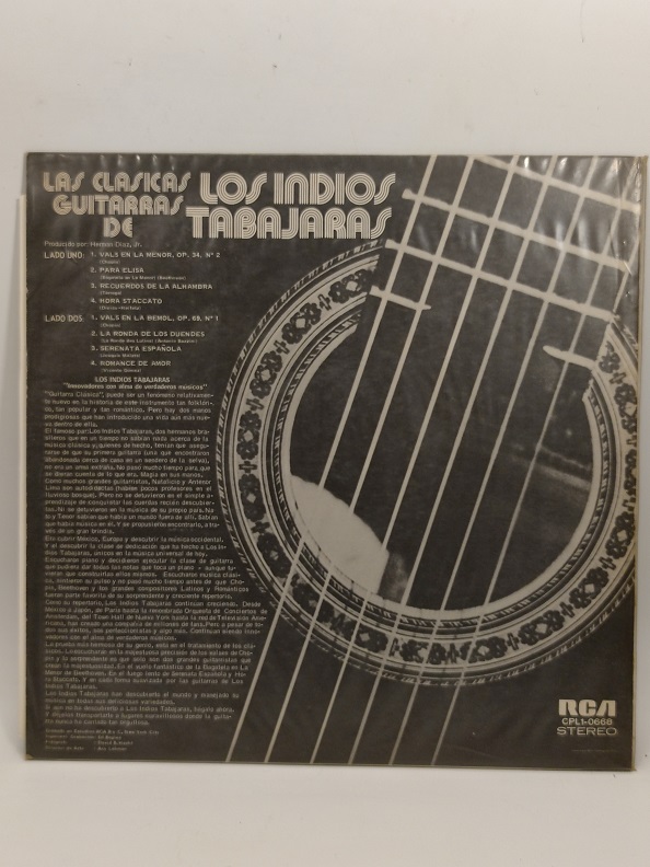 LOS INDIOS TABAJARAS UZUN CALAR 33 DEVİR LP PLAK ORJİNAL KABINDA ORJİNAL BASKISIDIR