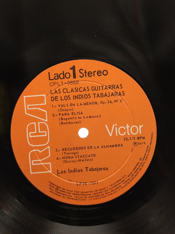 LOS INDIOS TABAJARAS UZUN CALAR 33 DEVİR LP PLAK ORJİNAL KABINDA ORJİNAL BASKISIDIR
