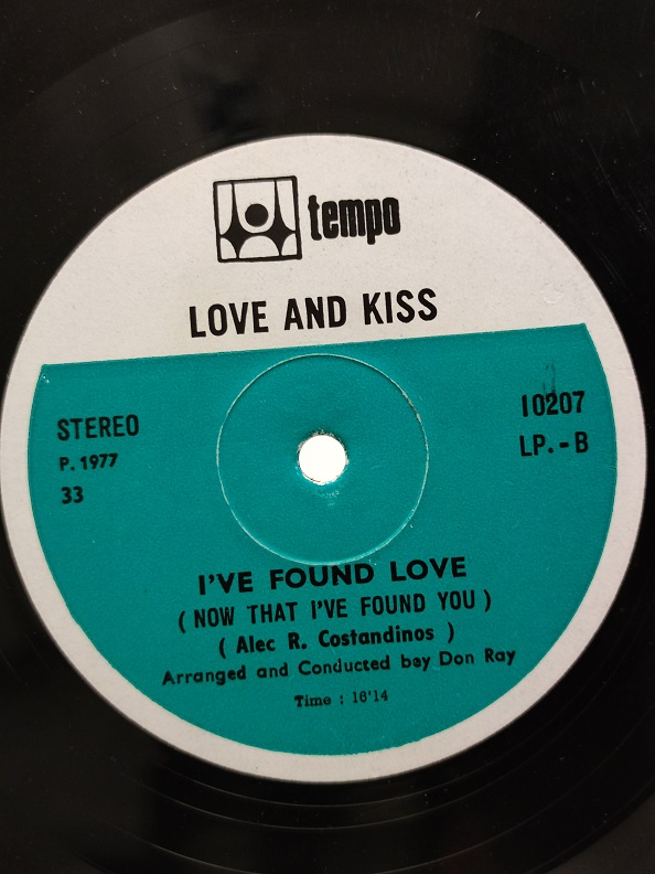 LOVE AND KISSES UZUN CALAR 33 DEVİR LP PLAK ORJİNAL KABINDA ORJİNAL BASKISIDIR