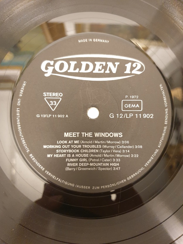 MEET THE WINDOWS UZUN CALAR 33 DEVİR LP PLAK ORJİNAL KABINDA ORJİNAL BASKISIDIR