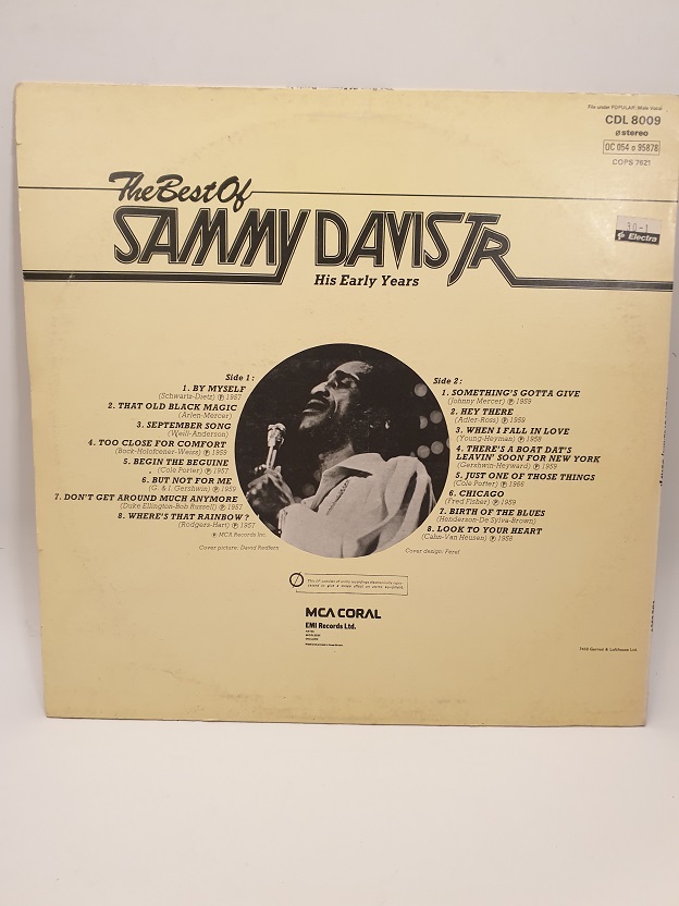 THE BEST OF SAMMY DAVİS JR UZUN CALAR 33 DEVİR LP PLAK ORJİNAL KABINDA ORJİNAL BASKISIDIR