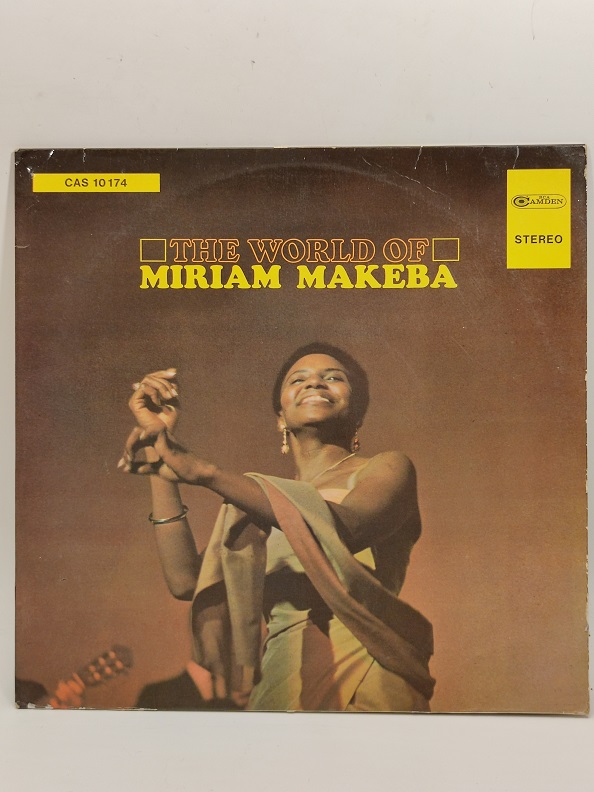 THE WORLD OF MIRIAM BEKAMA UZUN CALAR 33 DEVİR LP PLAK ORJİNAL KABINDA ORJİNAL BASKISIDIR