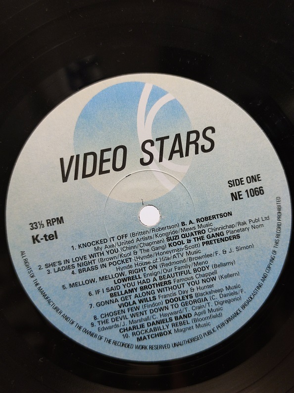 VIDEO STARS UZUN CALAR 33 DEVİR LP PLAK ORJİNAL KABINDA ORJİNAL BASKISIDIR