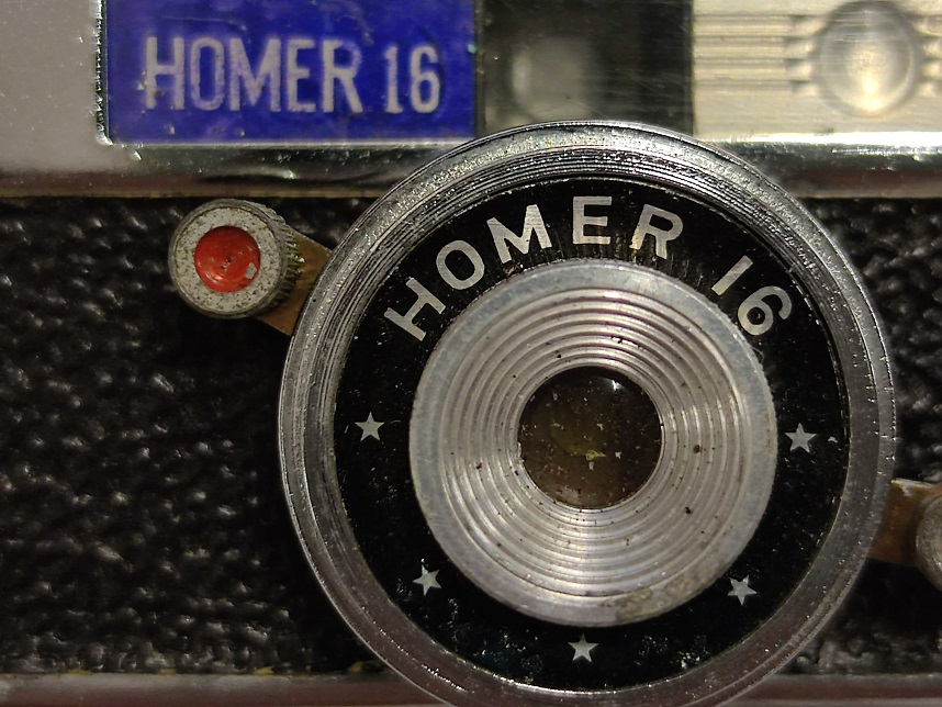 1960 JAPON HOMER 16 MİNİATUR CAMERA 17.5 MM FİLM MEKANİK FOTOĞRAF MAKİNASI