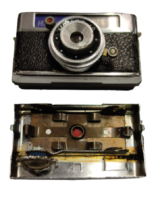 1960 JAPON HOMER 16 MİNİATUR CAMERA 17.5 MM FİLM MEKANİK FOTOĞRAF MAKİNASI