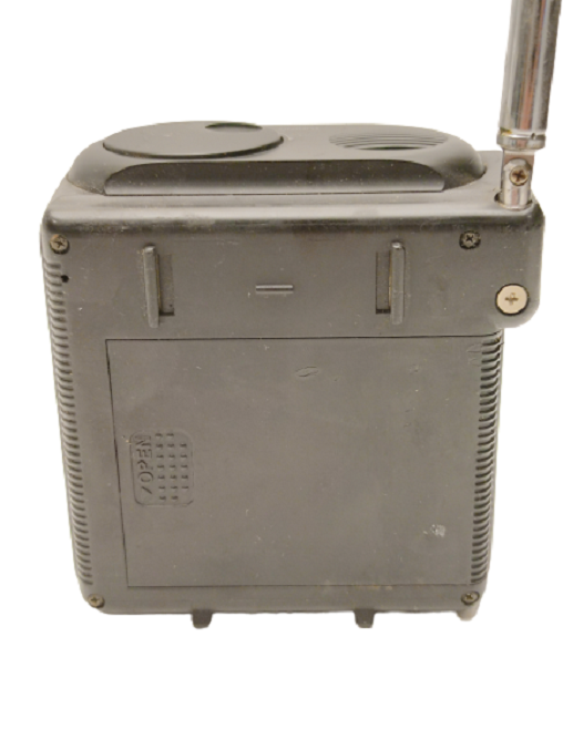 1991  LCD COLOUR TV & VİDEO MONİTOR DD-T126 CITIZEN MİNİ ANTENLİ DERİ ÇANTALI TELEVİZYON