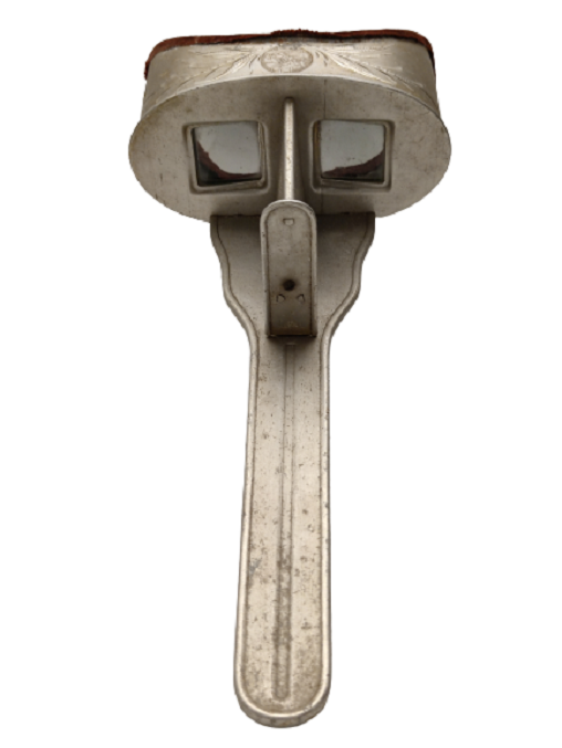 19 YY THE PERFECSCOPE STEREOSKOP  3D 3 BOYUTLU  KART GÖSTERİCİ KOMPLE ALÜMİNYUM METALDEN 