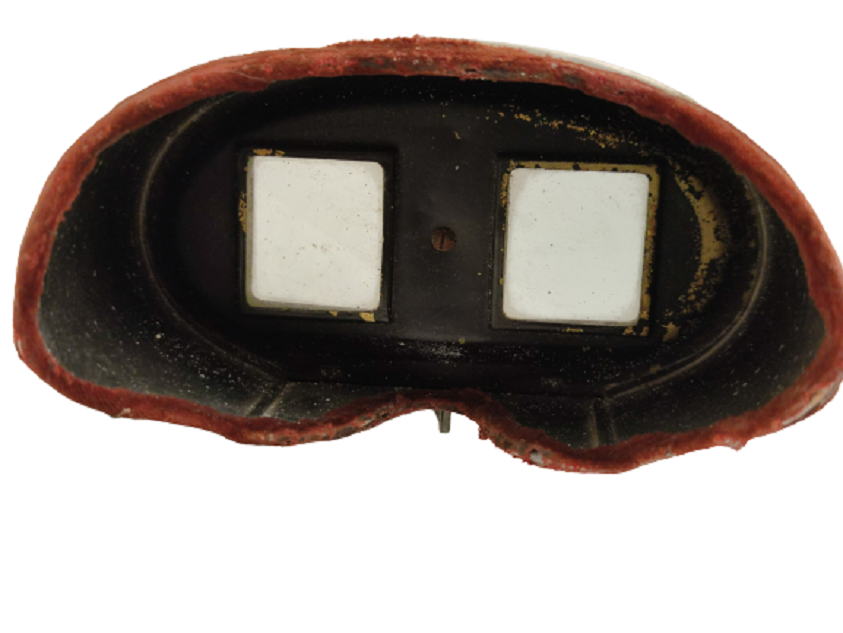 19 YY THE PERFECSCOPE STEREOSKOP  3D 3 BOYUTLU  KART GÖSTERİCİ KOMPLE ALÜMİNYUM METALDEN 