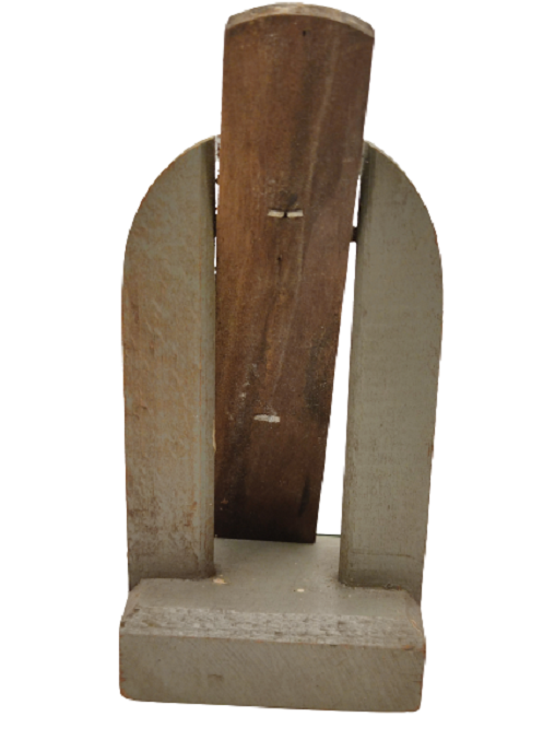 TÜRKİYE KREDİ BANKASI AHŞAP HAREKETLİ  STANDLI CIVALI TERMOMETRE