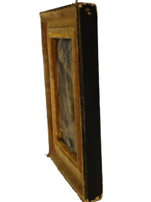 İPEK BASKI KADİFE KAPLAMA AHŞAP CERCEVE DUVAR TABLOSU