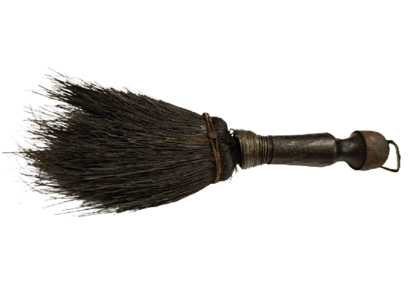 OSMANLI TEKKE İŞİ MASA KIRINTI SÜPÜRGESİ TAMAMI EL YAPIMI AT KILI