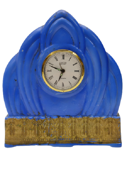 PORSELEN LANDEX ROYAL CRAFT MASA SAATİ MEKANİK KURMALI 