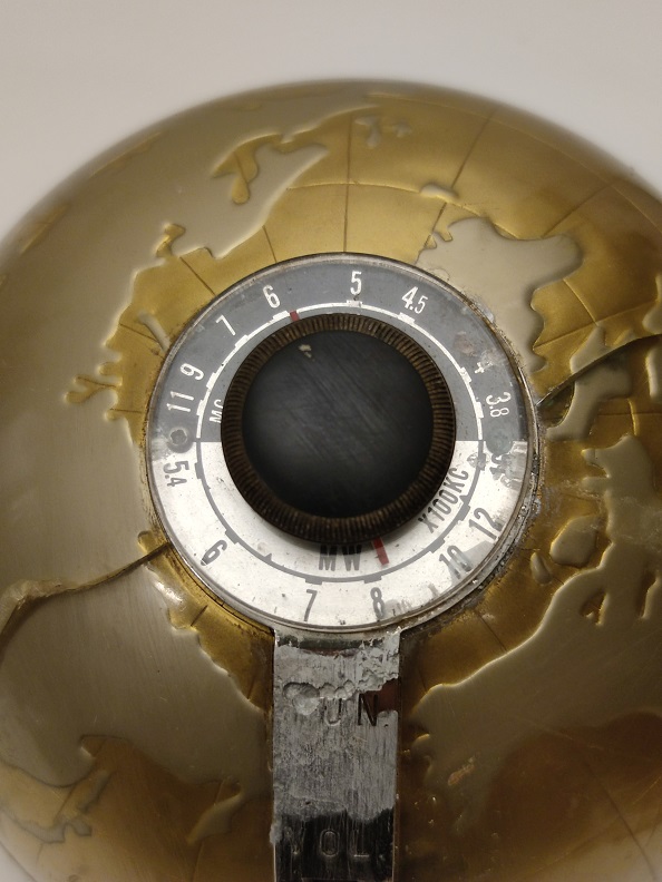 JAPON 1970  MARC GLOBE AM RADIO  DÜNYA KÜRE ŞEKLİNDE TEK DALGA RADYO