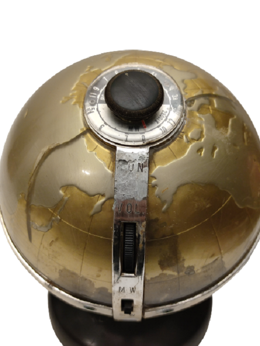 JAPON 1970  MARC GLOBE AM RADIO  DÜNYA KÜRE ŞEKLİNDE TEK DALGA RADYO