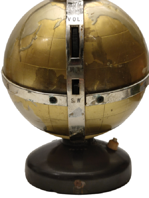 JAPON 1970  MARC GLOBE AM RADIO  DÜNYA KÜRE ŞEKLİNDE TEK DALGA RADYO