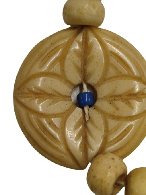 OSMANLI BEKTAŞİ ZAZA EL TESBİHİ 2 ADET FATİMA ELİ ORTADA BEKTAŞİ YILDIZI VARDIR KEMİK EL YAPIMI