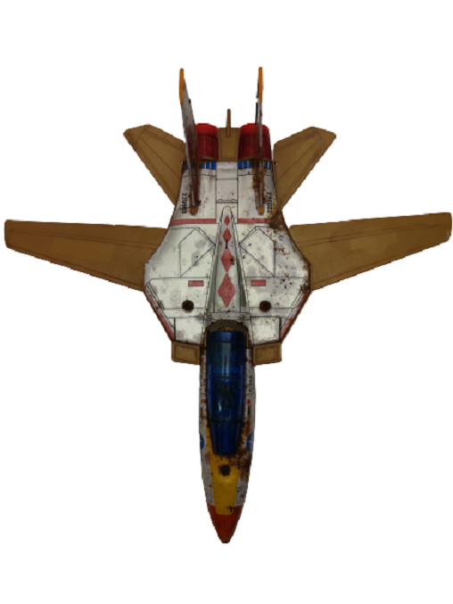 F-14A NAVY PLANE 303NL TOMCAT SWING WING VINTAGE TIN AIRPLANE SA-151 SON AI TOYS JET ŞAVAŞ UCAGI