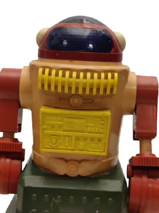 1960 HAREKETLİ MEKANİK PİLLİ OYUNCAK ROBOT
