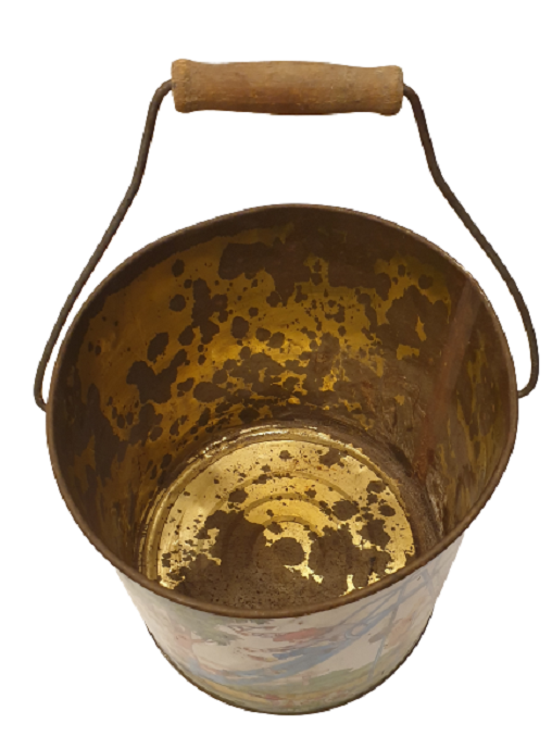 1970 MODERNO 3 KG TOZ DETERJAN TENEKE ÜZERİ OYUN COCUK GÖRSELLİ TAŞIMA KULPLU DETERJAN KOVASI