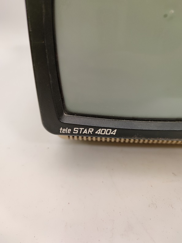 1988 TELE STAR 4004  TV ANTENLİ TAŞINABİLİR SİYAH BEYAZ TELEVİZYON  TV