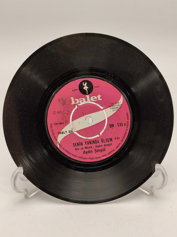 AYDIN ŞENGÜL SENİN YANINDA ÖLSEM-BİZİ ÇEKEMEDİLER 45 LİK PLAK