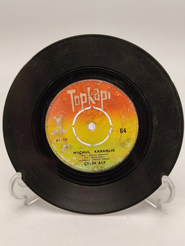 ÇETİN ALP GÜNAH BİZE-MEÇHUL KARANLIK 45 LİK PLAK