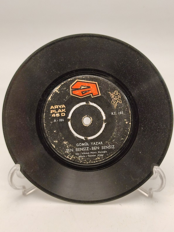 GÖNÜL YAZAR BURUK ACI-SEN BENSİZ-BEN SENSİZ 45 LİK PLAK