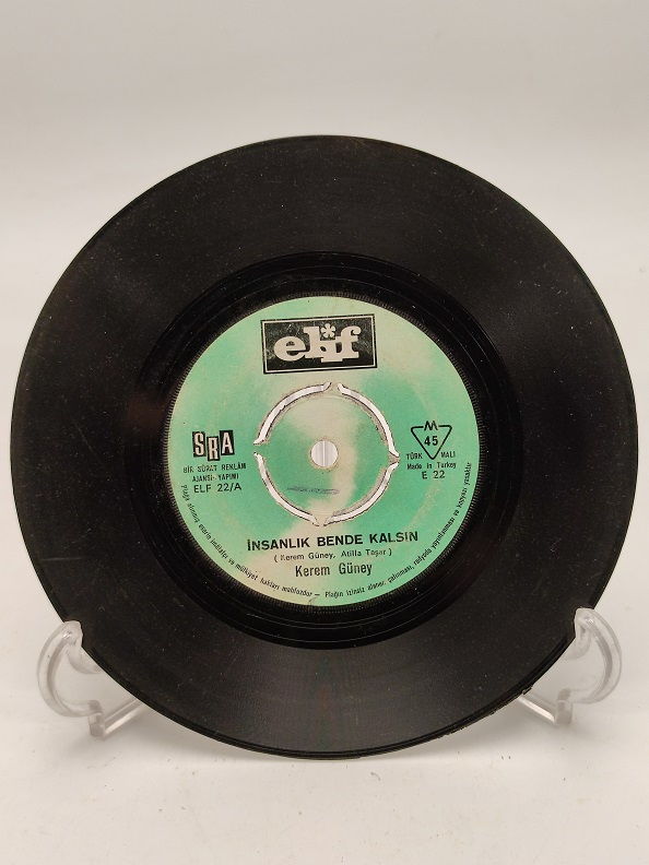 KEREM GÜNEY AŞKLA BAŞIM HOŞ DEĞİL-BIRAK İNSANLIK BENDE KALSIN 45 LİK YERLİ PLAK