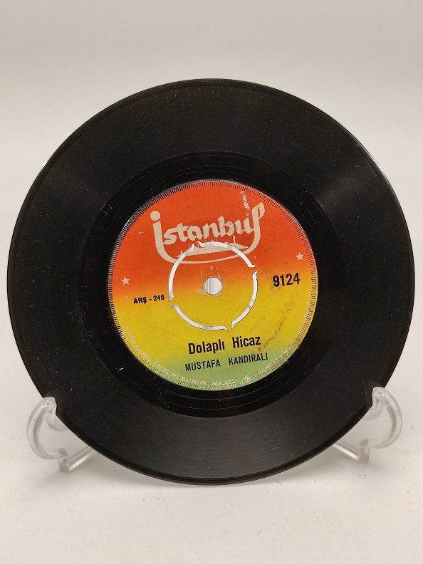 MUSTAFA KANDIRALI BAHRİYE ÇİFTETELLİSİ-DOLAPLI HİCA 45 LİK PLAK