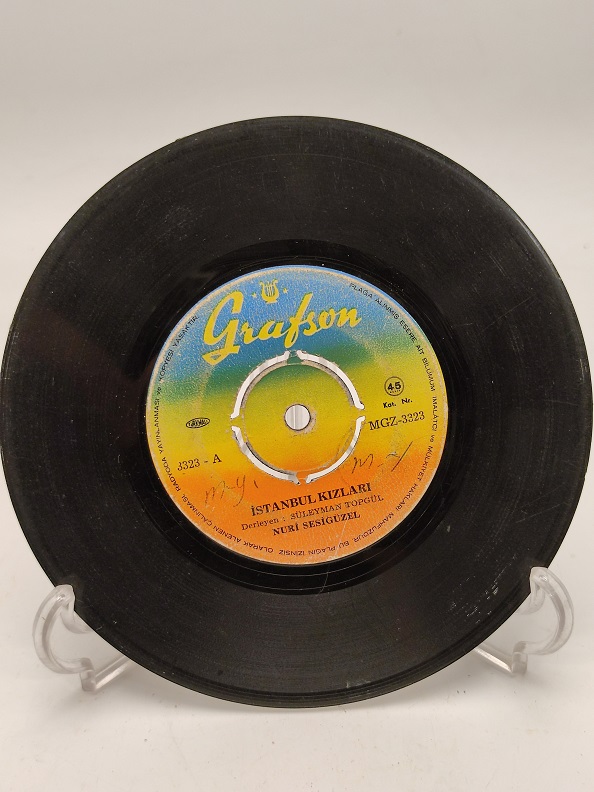 NURİ SESİGÜZEL CAHİLİM ÖĞRET ANAM-İSTANBUL KIZLARI 45 LİK YERLİ PLAK