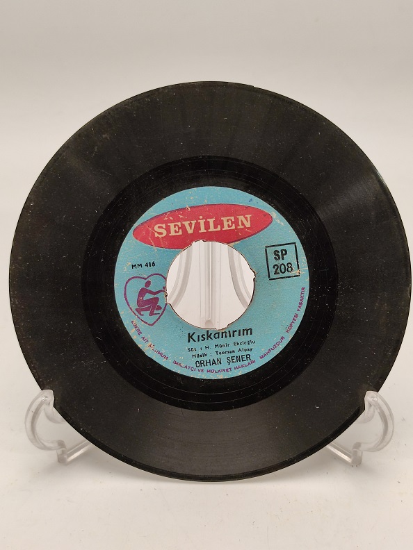 ORHAN ŞENER KISKANIRIM-YARIM KALAN AŞK 45 LİK PLAK