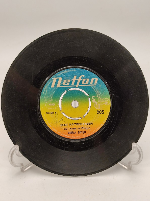 OSMAN BAYSU AŞKIN AZAP OLDU-SENİ KAYBEDERSEM 45 LİK YERLİ PLAK