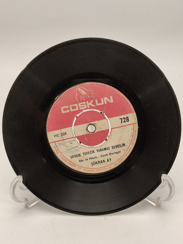 ŞÜKRAN AY NASİHAT-UFACIK TEFECİK YARAMAZ SEVGİLİM 45 LİK YERLİ PLAK