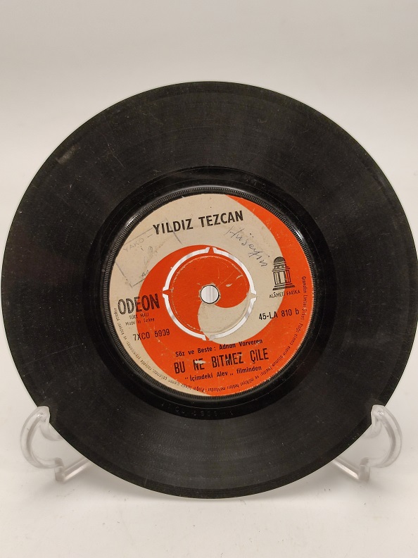 YILDIZ TEZCAN İÇİMDEKİ ALEV-BU NE BİTMEZ ÇİLE 45 LİK PLAK