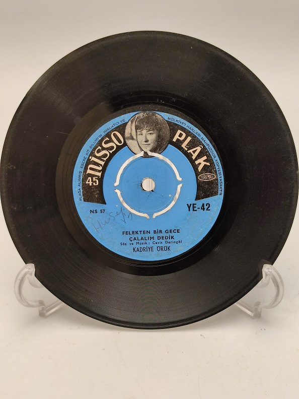 KADRİYE ORUK NEDEN KÜSTÜN SEVGİLİM-FELEKTEN BİR GECE ÇALALIM DEDİK 45 LİK PLAK